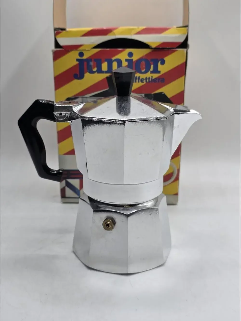 Vintage Junior Express Moka Pot | 3-Cup Espresso Maker | Made in Italy